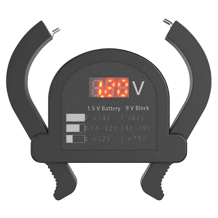 Hama Batterietester Universal-Messgerät für Akkus, Batterien