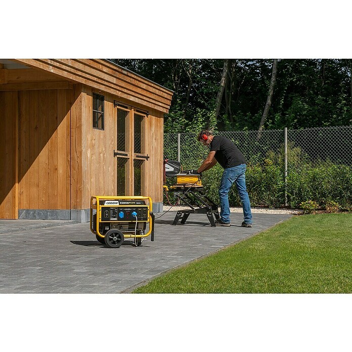 PowerPlus Generador POWX5130 (Potencia nominal: 2,8 kW, Volumen del depósito: 15 l) | BAUHAUS