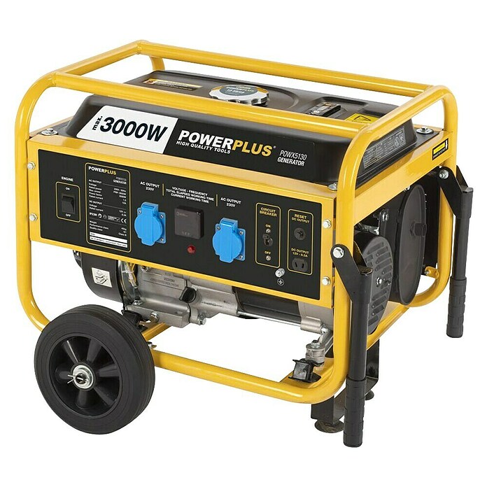 PowerPlus Generador POWX5130 (Potencia nominal: 2,8 kW, Volumen del depósito: 15 l) | BAUHAUS