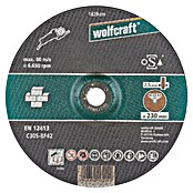 Wolfcraft Trennscheibe (230 mm, 1 Stk., Geeignet für: Stein, Gekröpft) | BAUHAUS