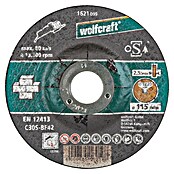 Wolfcraft Trennscheibe (115 mm, 1 Stk., Geeignet für: Stein, Gekröpft) | BAUHAUS