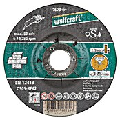 Wolfcraft Trennscheibe (125 mm, 1 Stk., Geeignet für: Stein, Gekröpft) | BAUHAUS