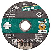 Wolfcraft Trennscheibe (Durchmesser: 125 mm, Bohrung: 22,23 mm, Stärke Scheibe: 1,6 mm, 1 Stk.) | BAUHAUS