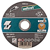 Wolfcraft Trennscheibe (Geeignet für: Metall, Durchmesser: 125 mm, Bohrung: 22,22 mm) | BAUHAUS