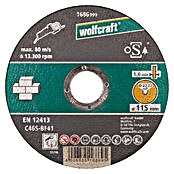 Wolfcraft Trennscheibe (Durchmesser: 115 mm, Bohrung: 22,23 mm, Stärke Scheibe: 1,6 mm, 1 Stk.) | BAUHAUS