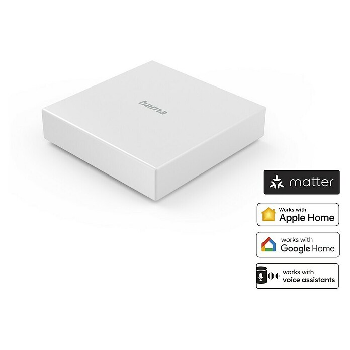 Hama Steuerzentrale Smart-Home-Hub, Matter für Sprach- / Appsteuerung (Weiß) | BAUHAUS