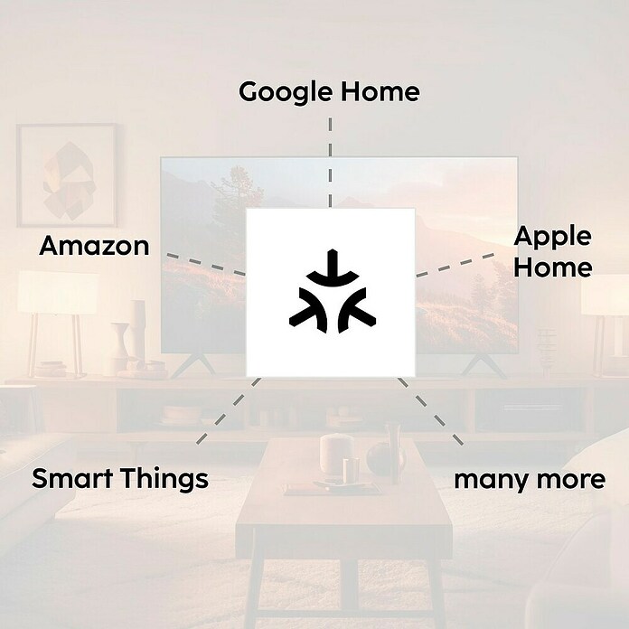 Hama Steuerzentrale Smart-Home-Hub, Matter für Sprach- / Appsteuerung (Weiß) | BAUHAUS