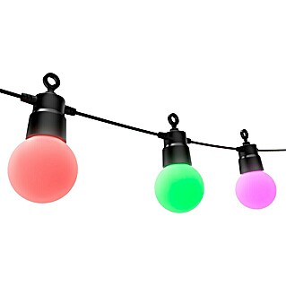 Hama Smart-LED-Lichterkette (Außen, 8 m, Lichtfarbe: RGBW, 12 Stk.)