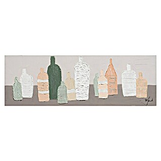 Bubola & Naibo Cuadro pintado a mano Botellas (Botellas, An x Al: 90 x 30 cm)