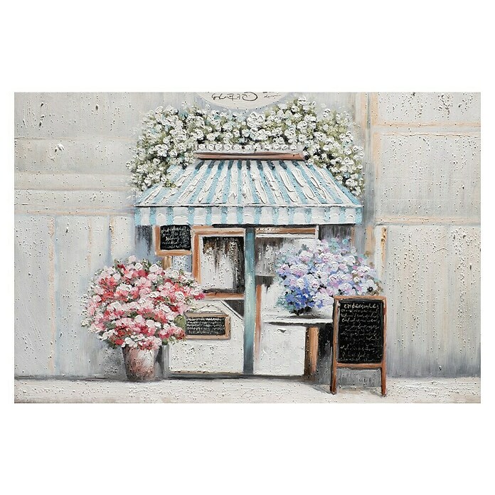 Bubola & Naibo Cuadro pintado a mano Tienda (Tienda, An x Al: 90 x 60 cm) | BAUHAUS
