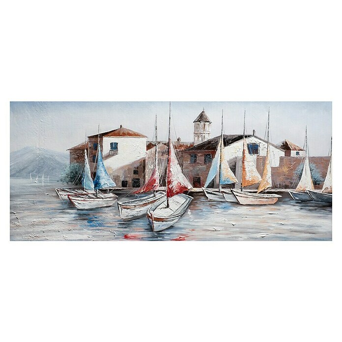 Bubola & Naibo Ručno oslikana slika Jedrilice  (Mak na livadi, Š x V: 150 x 65 cm) | BAUHAUS