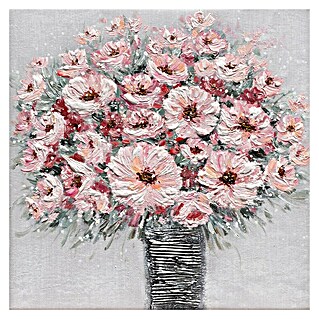 Bubola & Naibo Cuadro pintado a mano Flores 700 (Flores 700, An x Al: 30 x 30 cm)