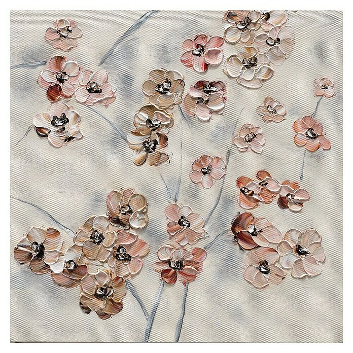 Bubola & Naibo Cuadro pintado a mano Flores 613 (Flores 613, An x Al: 30 x 30 cm, Material: Madera) | BAUHAUS