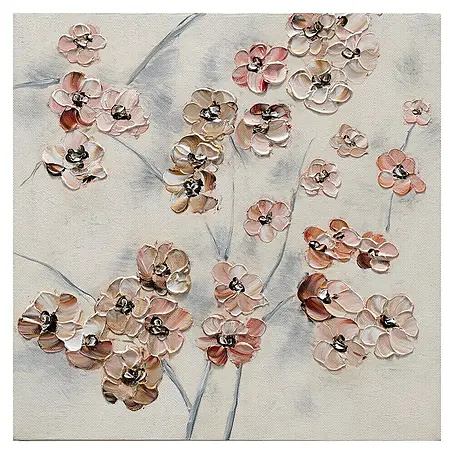 Bubola & Naibo  Cuadro pintado a mano Flores 613