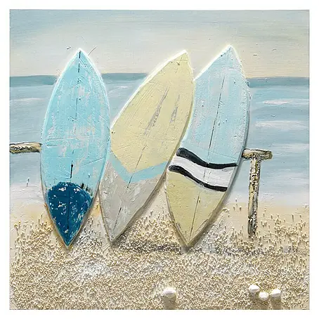 Bubola & Naibo  Cuadro pintado a mano Tablas de surf