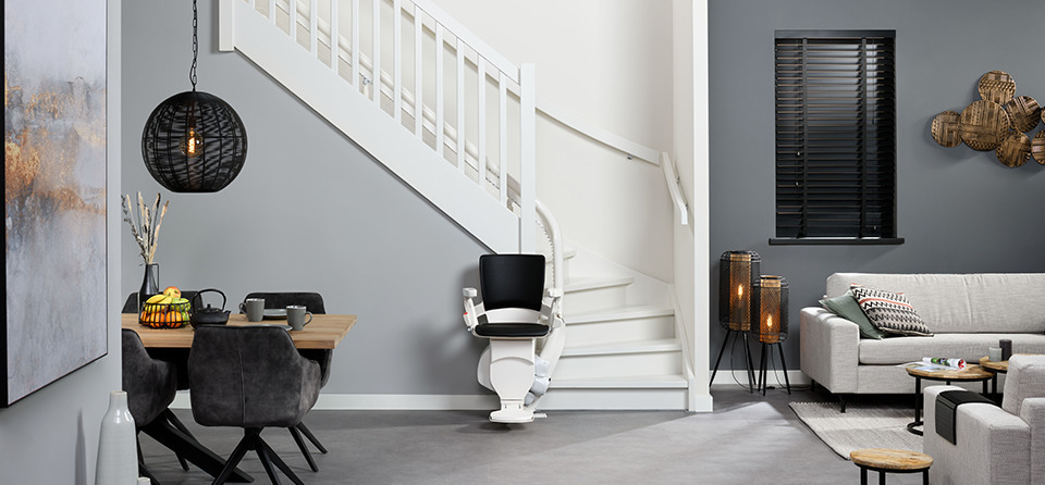 Sitzlift im Wohnzimmer 
