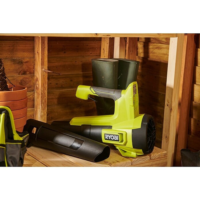 Ryobi ONE+ Akku-Gebläse RY18BLB-0 (18 V, Ohne Akku, Blasgeschwindigkeit: 160 km/h) | BAUHAUS