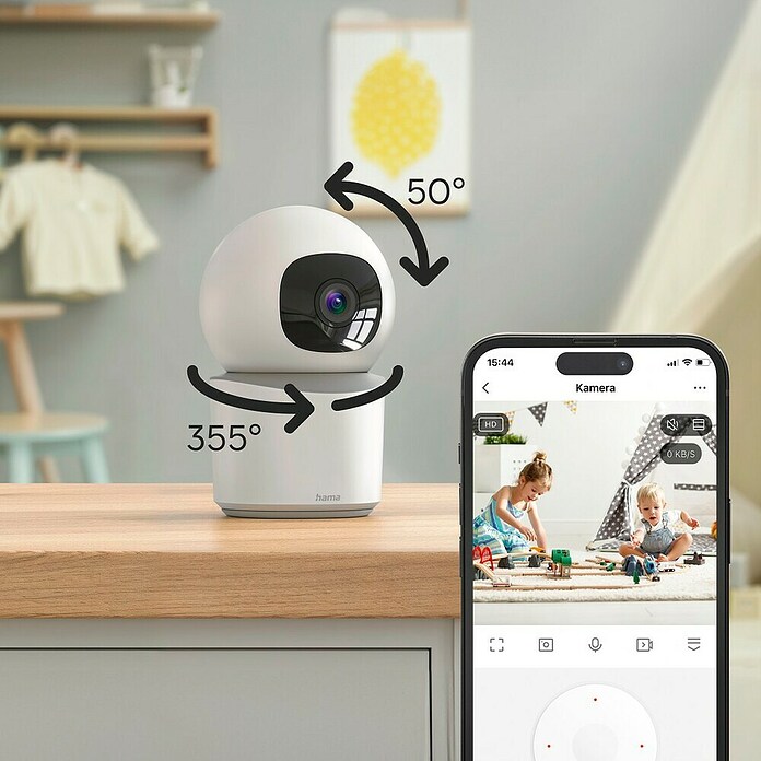 Hama Wifi Akku-Überwachungskamera (Erfassungswinkel: 100 °) | BAUHAUS