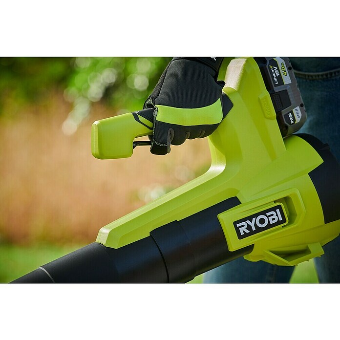 Ryobi ONE+ Akku-Gebläse RY18BLB-0 (18 V, Ohne Akku, Blasgeschwindigkeit: 160 km/h) | BAUHAUS