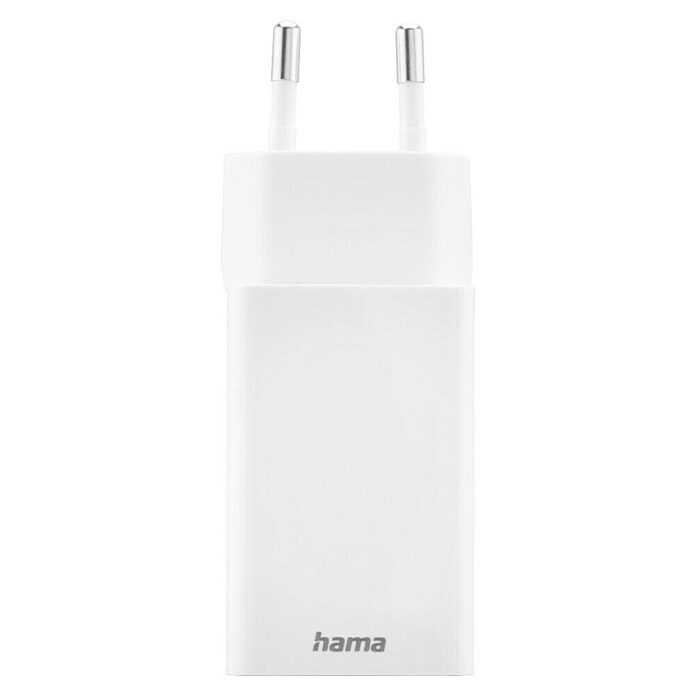 Hama USB-Adapter Schnellladegerät USB-C+A (Weiß, 45 W) | BAUHAUS