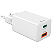 Hama USB-Adapter Schnellladegerät USB-C+A (Weiß, 45 W) | BAUHAUS