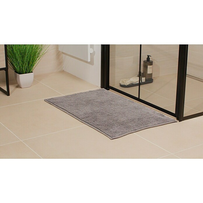 Camargue Tappeto per bagno Zottel grigio