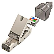 Hama Netzwerk-Stecker CAT-6a 10 Gbit/s 5 Stück (RJ45-Buchse, Grau, 5 Stk.) | BAUHAUS