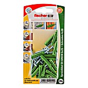 Fischer Spreizdübel-Set SX Green S  (Ø x L: 5 x 25 mm, Spanplattenschraube, Nylon, 20 Stk.)