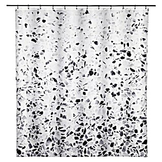SCHÖNER WOHNEN-Kollektion Tuš zavesa Tosi (Š x V: 180 x 200 cm, Belo-črna)