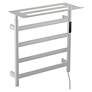 Tauro Baño Radiador toallero eléctrico con repisa (An x Al: 49 x 52,5 cm, 90 W, Cromo)