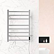 Tauro Baño Radiador toallero eléctrico Cuadrado (An x Al: 50 x 80 cm, 95 W, Cromo) | BAUHAUS
