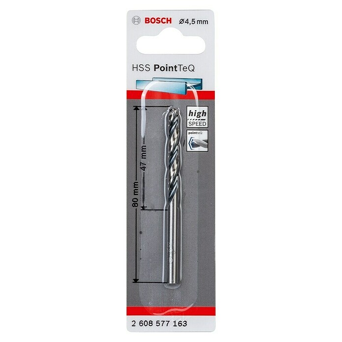 Bosch Metaalboor HSS 4,5 mm (1 st., Boordiameter: 4,5 mm) | BAUHAUS