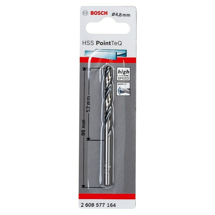 Bosch Metaalboor HSS 4,8 mm (1 st., Boordiameter: 4,8 mm) | BAUHAUS