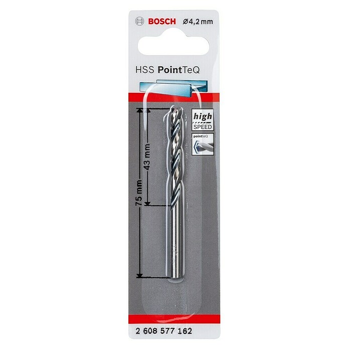 Bosch Metaalboor HSS 4,2 mm (1 st., Boordiameter: 4,2 mm) | BAUHAUS