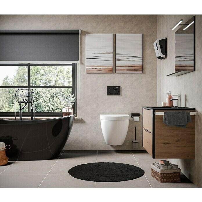 Camargue Pico Stenski WC 3.0  (Izpiranje brez roba, Brez posebne glazure, Oblika splakovanja: Globok, WC odtok: Vodoravno) | 3942 - WC Wand QM | DBBB - Keramik QM | DBB - Keramik | DB - Keramik/Wannen | D - Sanitär | BAUHAUS