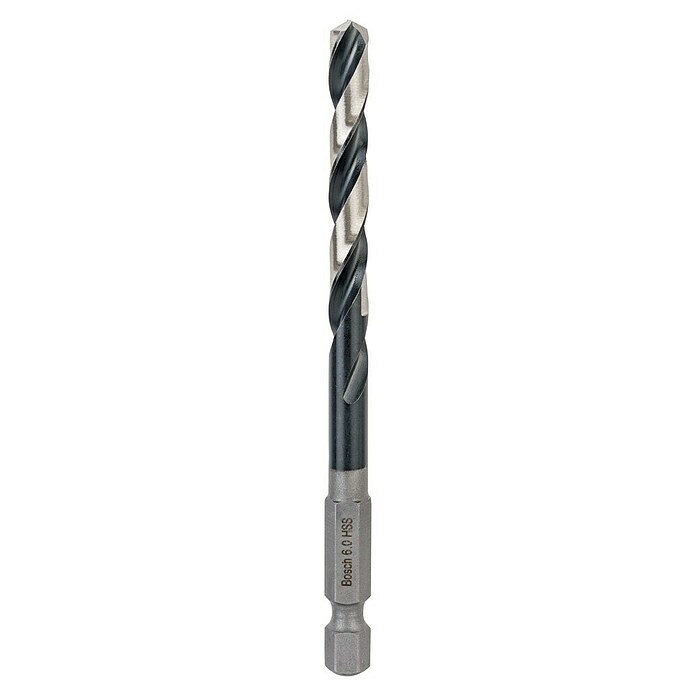 Bosch Metaalboor HSS 6 mm - zeskant (1 st., Boordiameter: 6 mm) | BAUHAUS