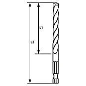 Bosch Metaalboor HSS 3 mm - zeskant (1 st., Boordiameter: 3 mm) | BAUHAUS