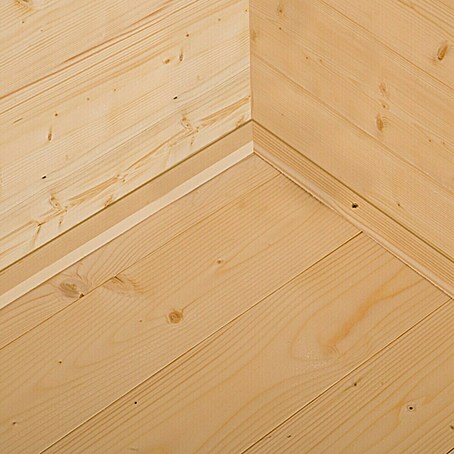 Weka Bodenplatte (Fichte, Passend für: Weka Blockbohlenhaus Milano I)