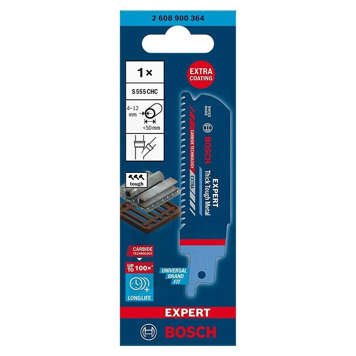 Bosch Expert Reciprozaagblad S 555 CHC (Werklengte: 50 mm, S-schacht) | BAUHAUS