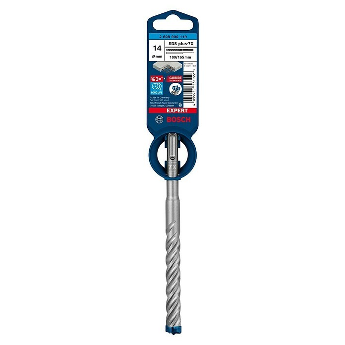 Bosch Expert Steenboor SDS Plus-7x (Lengte: 165 mm, Werklengte: 100 mm) | BAUHAUS