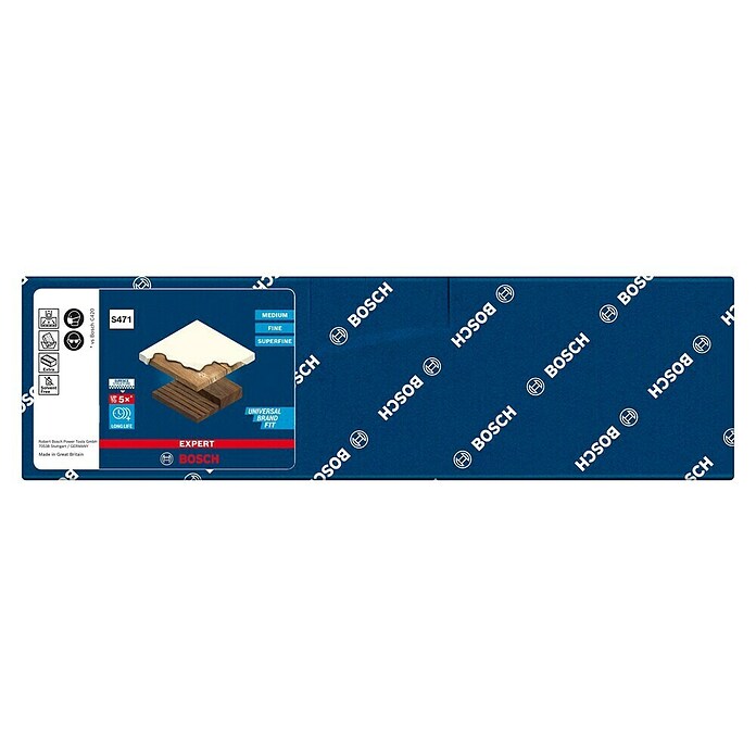Bosch Expert Schuurpapier S471 (Korreling: 180, 1 st.) | BAUHAUS