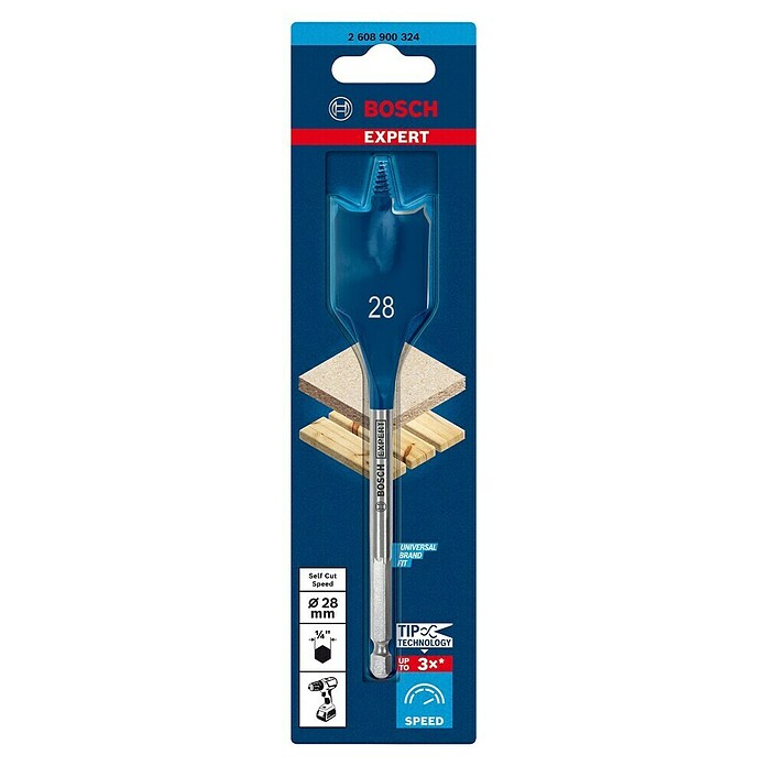 Bosch Expert Speedboor Self Cut Speed 28 mm (28 mm, Zeskant) | BAUHAUS