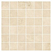 Queens Mosaikfliese 5 x 5 (29,8 x 29,8 cm, Beige, Matt) | BAUHAUS