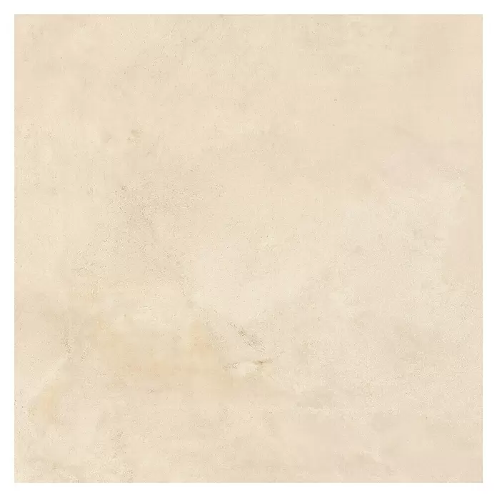 Queens Feinsteinzeugfliese - 79,8 x 79,8 cm, Beige, Matt - Helle beige Texturoberfläche, die Naturstein oder Beton ähnelt.