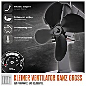 Güde Ofenventilator OV 4F (Betriebstemperatur: 65 °C - 350 °C, Mit Thermometer) | BAUHAUS