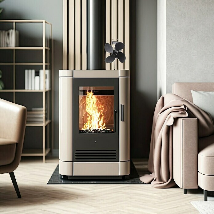 Güde Ofenventilator OV 4F (Betriebstemperatur: 65 °C - 350 °C, Mit Thermometer) | BAUHAUS