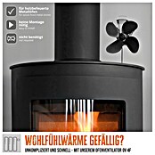 Güde Ofenventilator OV 4F (Betriebstemperatur: 65 °C - 350 °C, Mit Thermometer) | BAUHAUS
