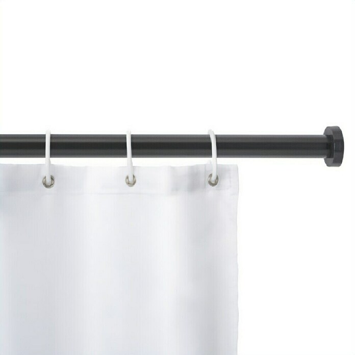 SCHÖNER WOHNEN-Kollektion Palica za tuš zaveso  (110 cm - 185 cm, Premer: 2,8 cm, Črna) | 3739 - Duschvorhangzubehör | DADF - Badtextilien | DAD - Badausstattung | DA - Badausstattung/Bäderwelt | D - Sanitär | BAUHAUS