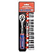 Juego de insertos para llaves de vaso Workpro (⅜″, 12 pzs.) | BAUHAUS