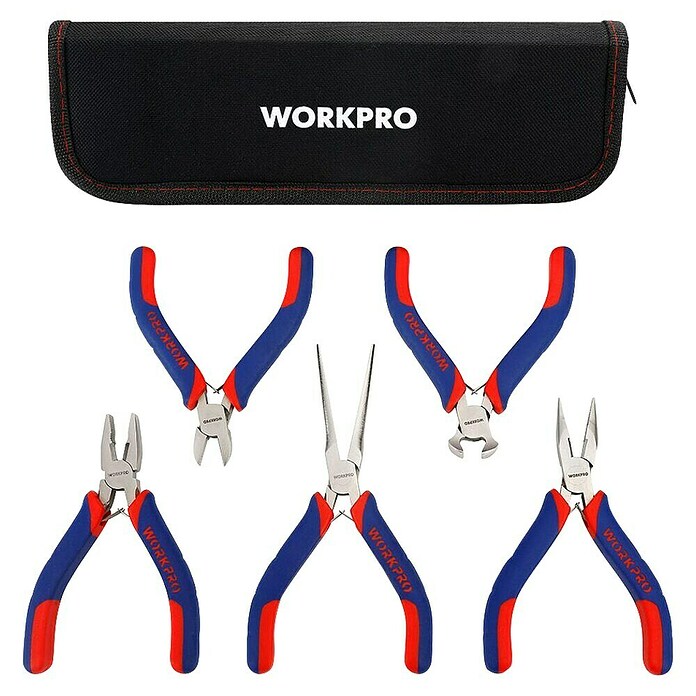 Juego de alicates Workpro (5 pzs.) | BAUHAUS